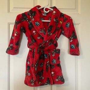 Kids Mariokart Fuzzy Robe